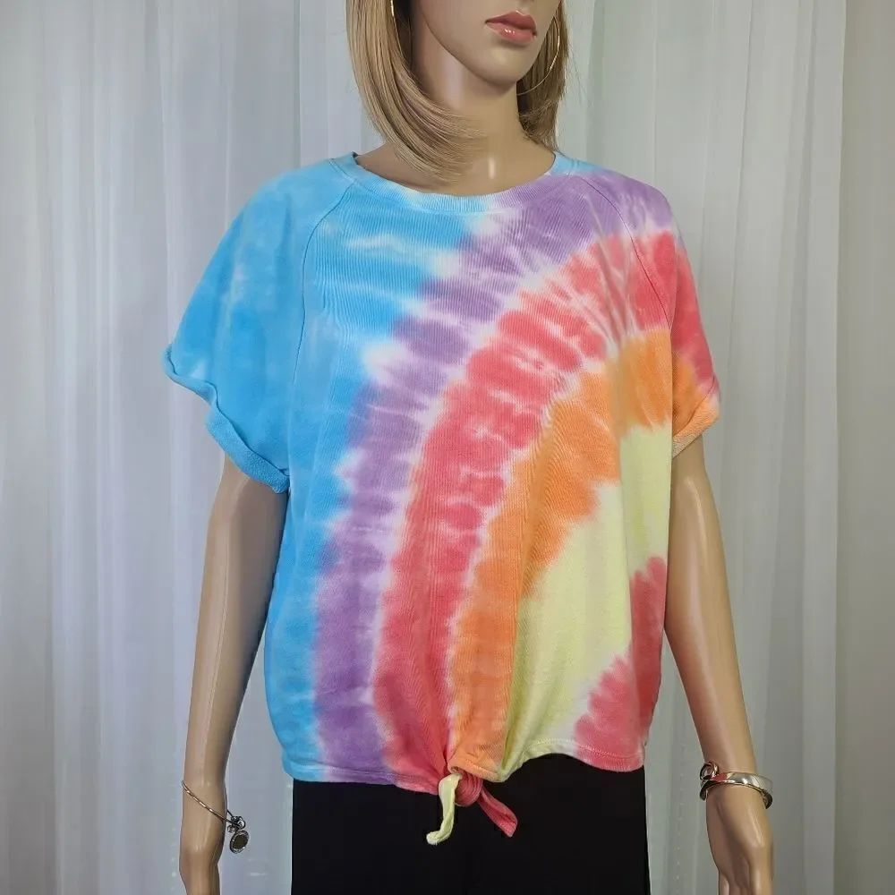 Old Navy Rainbow Lightweight Sweatshirt Large Tall
